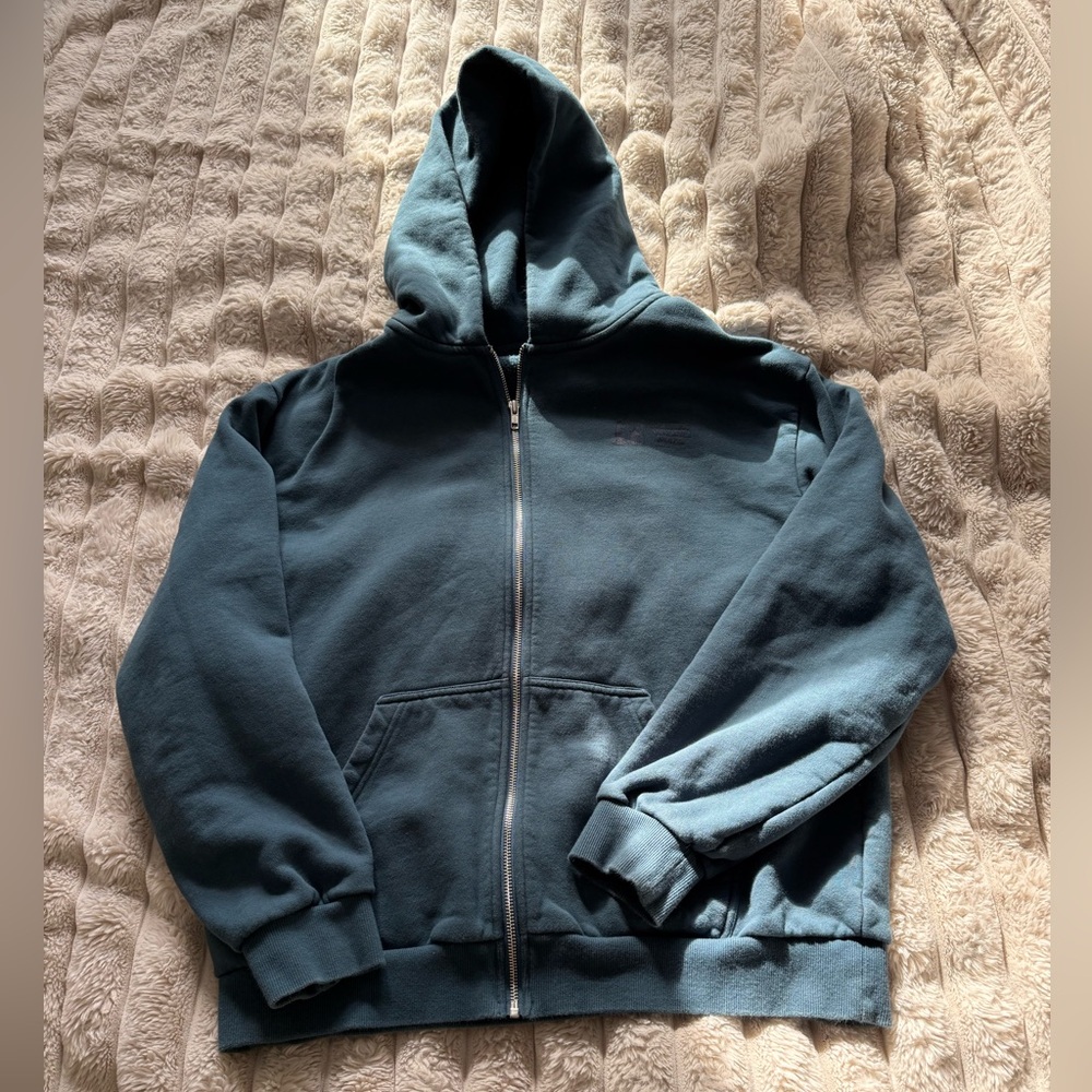 Marmot teal w/ logo zip hoodie